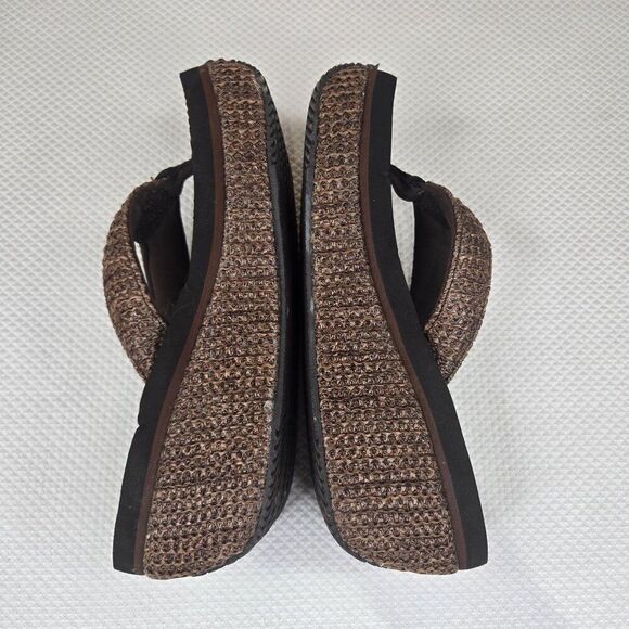 Volatile Womens Woven Platform Flip Flops Size 6 - Picture 9 of 10